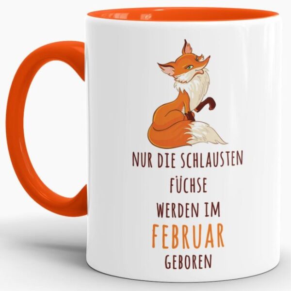 Persönliche Fuchstasse als Geburtstagsgeschenk für alle schlauen Füchse. Lustige Geschenkidee für Freunde und Familie zum Geburtstag. Tasse mit...