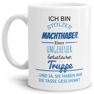 Du suchst eine lustige Geschenkidee für einen Chef