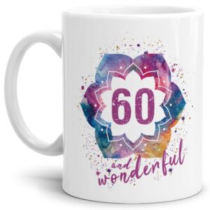 Tasse zum Geburtstag mit süßem Spruch - Wonderful - Persönliche Geburtstagstasse für die beste Freundin