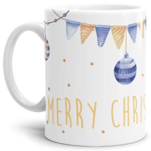 Weihnachtstasse - Merry Christmas - eine besondere Geschenkidee zur Adventszeit oder als Weihnachtsgeschenk für Freunde und Familie. Diese...