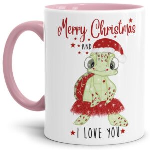 Weihnachtstasse - Merry Christmas and I love you - eine liebe Geschenkidee zur Adventszeit