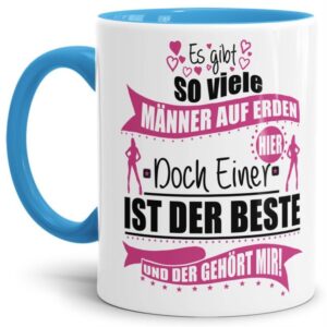 Besondere Spruchtasse als Partnergeschenk für Frauen und Männer