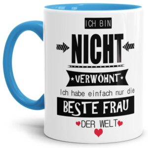 Besondere Spruchtasse als Partnergeschenk für Frauen und Männer