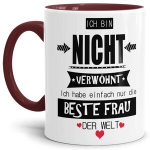 Besondere Spruchtasse als Partnergeschenk für Frauen und Männer