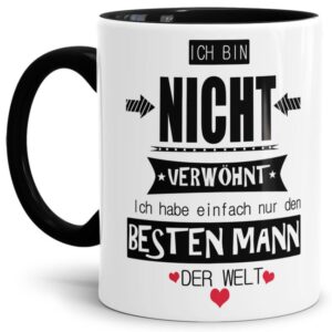 Besondere Spruchtasse als Partnergeschenk für Frauen und Männer