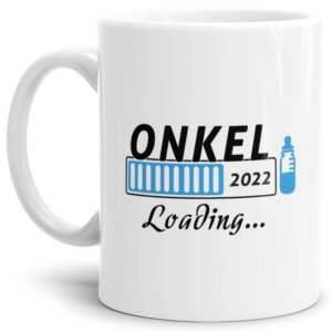 Tasse mit Ladebalken - endlich schwanger! Ein besonderes Geschenk zum Verkünden der Schwangerschaft. Ein tolles