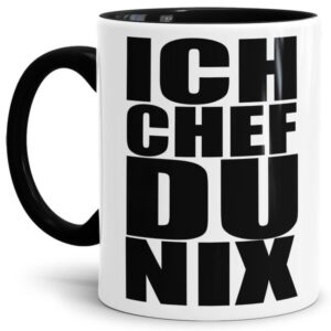 Lustige Tasse als Geschenkidee für dominante Chefs und alle