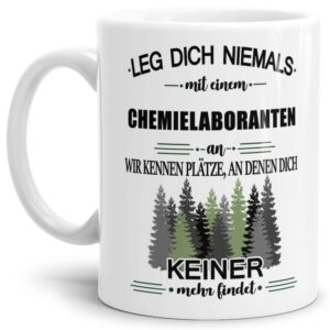 Ihr sucht das passende Geschenk für Kollegen oder Freunde? Dann seid ihr mit dieser Berufe-Tassen mit lustigem Spruch - Leg dich niemals mit einem...