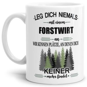 Ihr sucht das passende Geschenk für Kollegen oder Freunde? Dann seid ihr mit dieser Berufe-Tassen mit lustigem Spruch - Leg dich niemals mit einem...