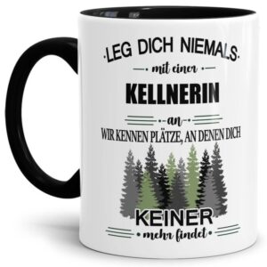 Ihr sucht das passende Geschenk für Kollegen oder Freunde? Dann seid ihr mit dieser Berufe-Tassen mit lustigem Spruch - Leg dich niemals mit einer...