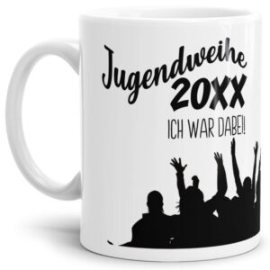 Keramiktasse mit Spruch zur Jugendweihe - eine persönliche und besondere Geschenkidee und tolle Erinnerung für jeden Jugendlichen an diesen...