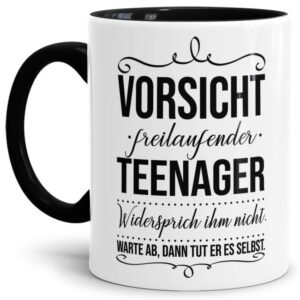 Tasse mit lustigem Spruch zur Jugendweihe - eine lustige Geschenkidee für Teenager und tolle Erinnerung für jeden Jugendlichen an diesen besonderen...