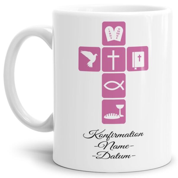 Keramiktasse mit Spruch zur Konfirmation oder Kommunion - eine persönliche und besondere Geschenkidee und tolle Erinnerung für jedes Kind und jeden...