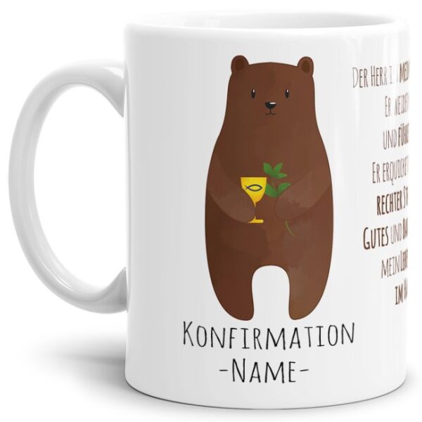 Keramiktasse mit Spruch zur Konfirmation - eine persönliche und besondere Geschenkidee und tolle Erinnerung für jeden Jugendlichen an diesen...