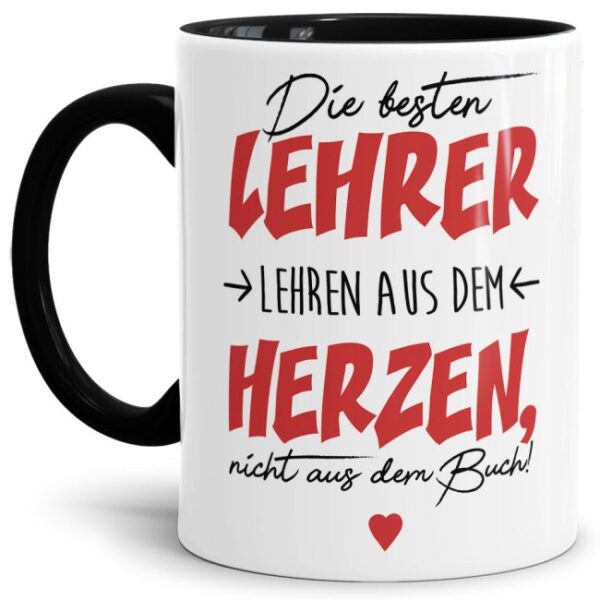 Ihr sucht ein Geschenk für die beste Lehrerin oder den coolsten Lehrer? Unsere Lehrer-Tassen mit besonderen Sprüchen sind für jeden Lehrer mit Herz...