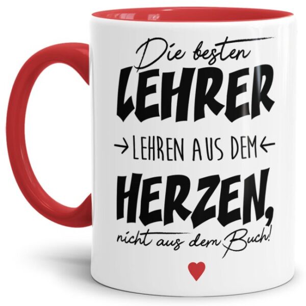 Ihr sucht ein Geschenk für die beste Lehrerin oder den coolsten Lehrer? Unsere Lehrer-Tassen mit besonderen Sprüchen sind für jeden Lehrer mit Herz...