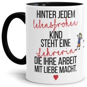 Ihr sucht ein Geschenk für die beste Lehrerin oder den coolsten Lehrer? Unsere Lehrer-Tassen mit besonderen Sprüchen sind für jeden Lehrer mit Herz...