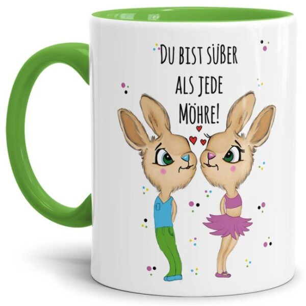 Unser süßer Kaffeebecher mit Hasenmotiv ist nicht nur zum Osterfest der Hingucker. Als nette Geschenkidee zu Ostern und zu jedem Anlass - auch als...