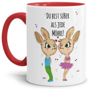 Unser süßer Kaffeebecher mit Hasenmotiv ist nicht nur zum Osterfest der Hingucker. Als nette Geschenkidee zu Ostern und zu jedem Anlass - auch als...