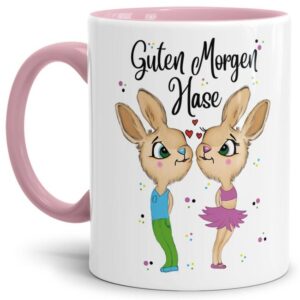 Unser liebevoll gestalteter Kaffeebecher Hasenliebe ist nicht nur zum Osterfest der Hingucker. Als nette Geschenkidee zu Ostern und zu jedem Anlass...