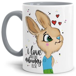 Unsere Hasen-Mann-Tasse mit lustigem Spruch ist nicht nur zum Osterfest der Hingucker. Als nette Geschenkidee zu Ostern und zu jedem Anlass - auch...