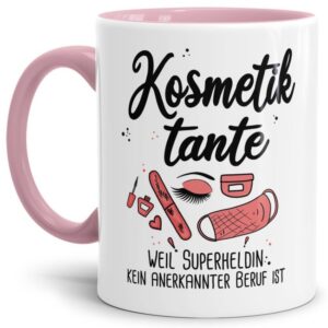 Kaffeebecher als Geschenk für die beste Kosmetikerin. Unsere Berufe-Tassen mit lustigem Spruch sind immer eine tolle Geschenkidee. Eine...