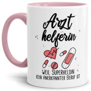 Kaffeebecher als Geschenk für die beste Arzthelferin um Danke zu sagen. Unsere Berufe-Tassen mit lustigem Spruch sind immer eine tolle...