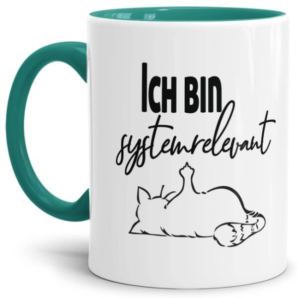 Freche Katzen-Tasse für alle systemrelevanten