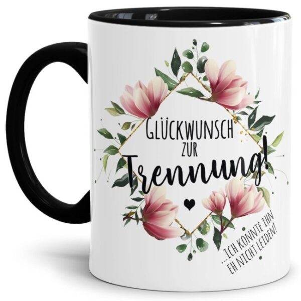 Eine Trennung ist oft eine traurige Sache - aber manchmal für beide Partner unumgänglich. Mit dieser Tasse kannst Du Dir oder Deiner Freundin auf...