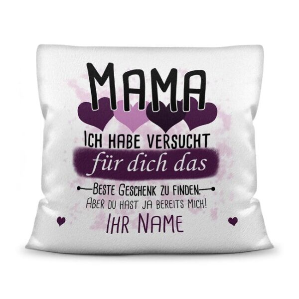 Du suchst das beste Geschenk für Mama? Dann ist dieses personalisierte Namenskissen genau richtig. Ergänze das Kissen mit dem Namen des Kindes und...