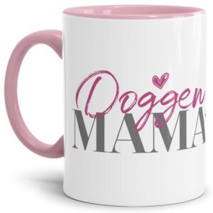 Liebevoll gestaltete Keramik-Tasse mit Hunderassen für Hundemamas -Dogge - Diese neue Lieblingstasse ist das perfekte Geschenk für Hundebesitzer...