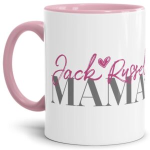 Liebevoll gestaltete Keramik-Tasse mit Hunderassen für Hundemamas -JackRussel - Diese neue Lieblingstasse ist das perfekte Geschenk für...