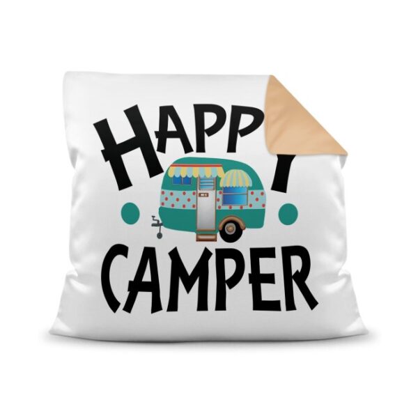 Besonderes Camping-Kissen mit passendem Spruch für fröhliche Camper! Dieses Kissen ist eine ganz besondere Deko fürs Campingmobil und auch perfekt...