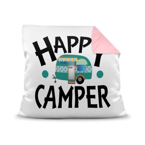 Besonderes Camping-Kissen mit passendem Spruch für fröhliche Camper! Dieses Kissen ist eine ganz besondere Deko fürs Campingmobil und auch perfekt...