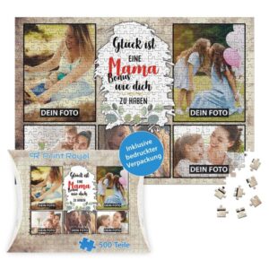 Unser Foto-Puzzle für die Bonusmama ist die beste