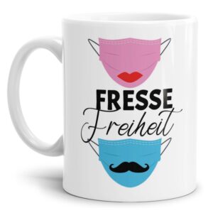 Brandaktuelle und doppeldeutige Statement Tasse