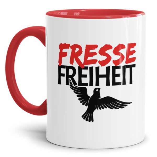 Brandaktuelle und doppeldeutige Statement Tasse