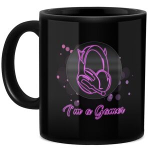 Gamer-Tassen mit witzigem Spruch für Gamer-Girls und Zockerinnen. Eine coole Statement-Tasse mit lustigem Spruch für zu Hause oder Büro aus...