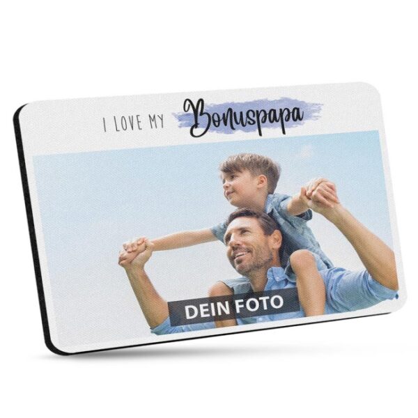 Gestalte hier ein ganz persönliches Vatertagsgeschenk - ein individuelles Mousepad nach Deinen Wünschen! Sei kreativ und lade ein Lieblingsfoto mit...