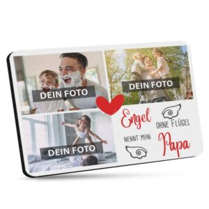 Gestalte hier ein ganz persönliches Vatertagsgeschenk für Deinen Papa mit drei Fotos - ein individuelles Mousepad nach Deinen Wünschen! So freut...