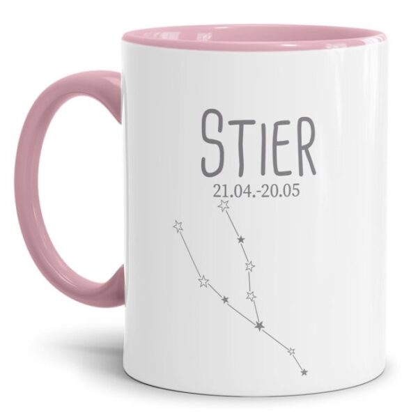 Tasse mit Sternbild für Astrologie-Fans als Geburtstagsgeschenk. Hochwertige Keramiktasse mit Sternzeichen Stier als Geschenkidee für Freunde und...