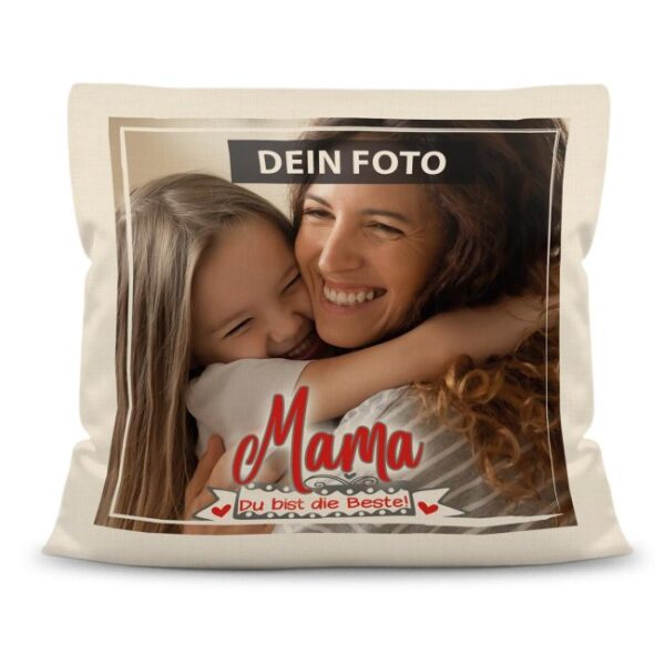 Hübsches Fotokissen für Mama - Mama