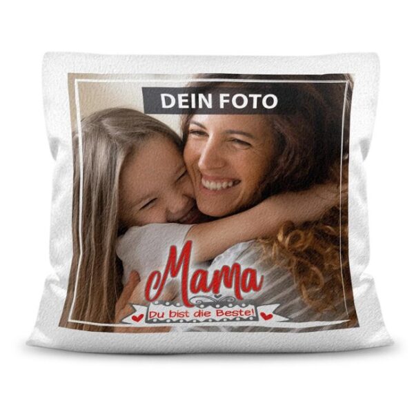 Hübsches Fotokissen für Mama - Mama