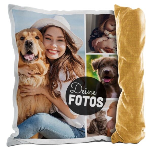 Ein Fotokissen ist eine besondere Geschenkidee zu jedem Anlass - bedruckte Kissen mit Foto sind das perfekte Geschenk für Freunde und Familie zum...