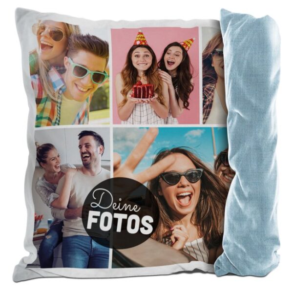 Ein Fotokissen ist eine besondere Geschenkidee zu jedem Anlass - bedruckte Kissen mit Foto sind das perfekte Geschenk für Freunde und Familie zum...