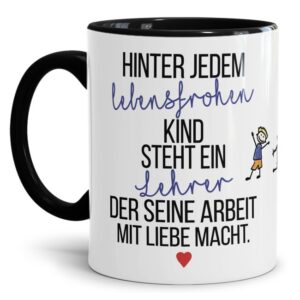 Diese Spruchtasse ist das perfekte Geschenk für Lehrer zum Abschied oder zum Schulwechsel. Verschenke die hochwertige Keramiktasse mit Spruch -...