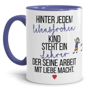 Diese Spruchtasse ist das perfekte Geschenk für Lehrer zum Abschied oder zum Schulwechsel. Verschenke die hochwertige Keramiktasse mit Spruch -...