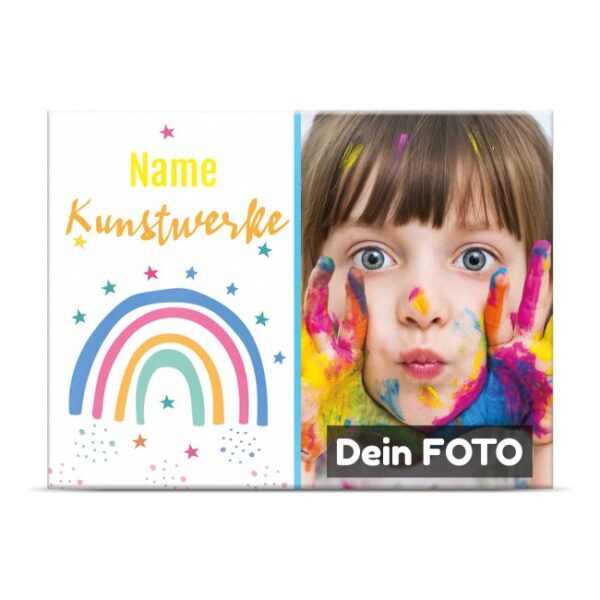 Dieser liebevoll gestaltete Kühlschrankmagnet mit Foto ist eine besondere und praktische Geschenkidee für Kinder zum Kindertag oder zum Geburtstag....