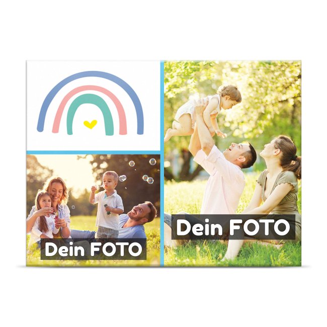 Diese liebevoll gestalteten Kühlschrankmagnete mit Foto und Regenbogenmotiv sind eine besondere und praktische Geschenkidee für sich selbst oder...