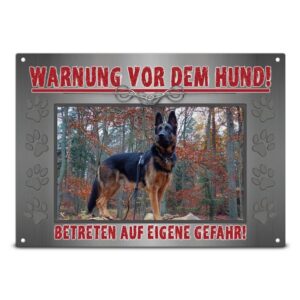 Personalisierbares Türschild für Hundebesitzer - lustiges